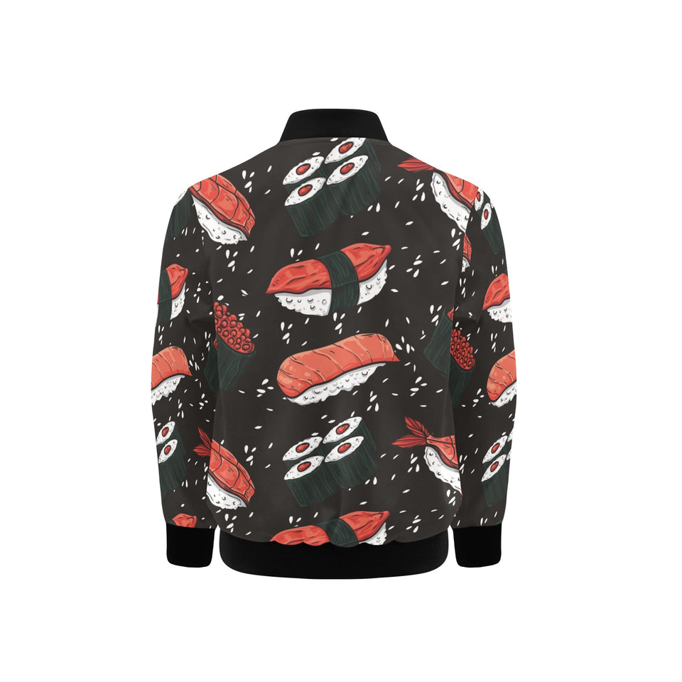 Sushi Theme Pattern Kids' Boys' Girls' Bomber Jacket