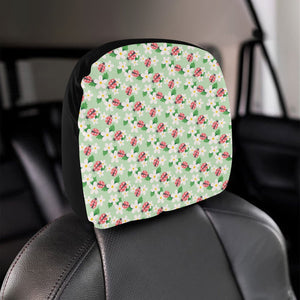 Ladybug Pattern Print Design 05 Car Headrest Cover