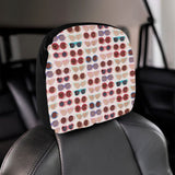 Sun Glasses Pattern Print Design 04 Car Headrest Cover