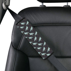 Pigeon Pattern Print Design 01 Car Seat Belt Cover