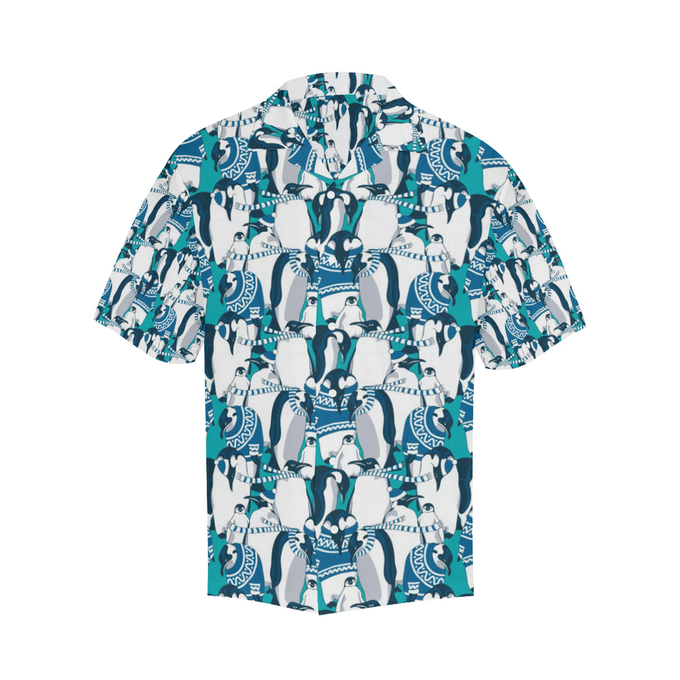 Penguin Pattern Men's All Over Print Hawaiian Shirt