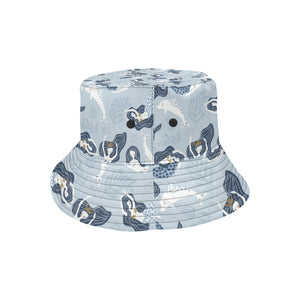 Mermaid Dolphin Pattern Unisex Bucket Hat