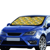 Lion Pattern Print Design 01 Car Sun Shade