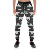 Polar Bear Moon Pattern Unisex Casual Sweatpants