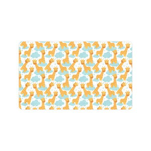 Giraffe Pattern Print Design 05 Doormat