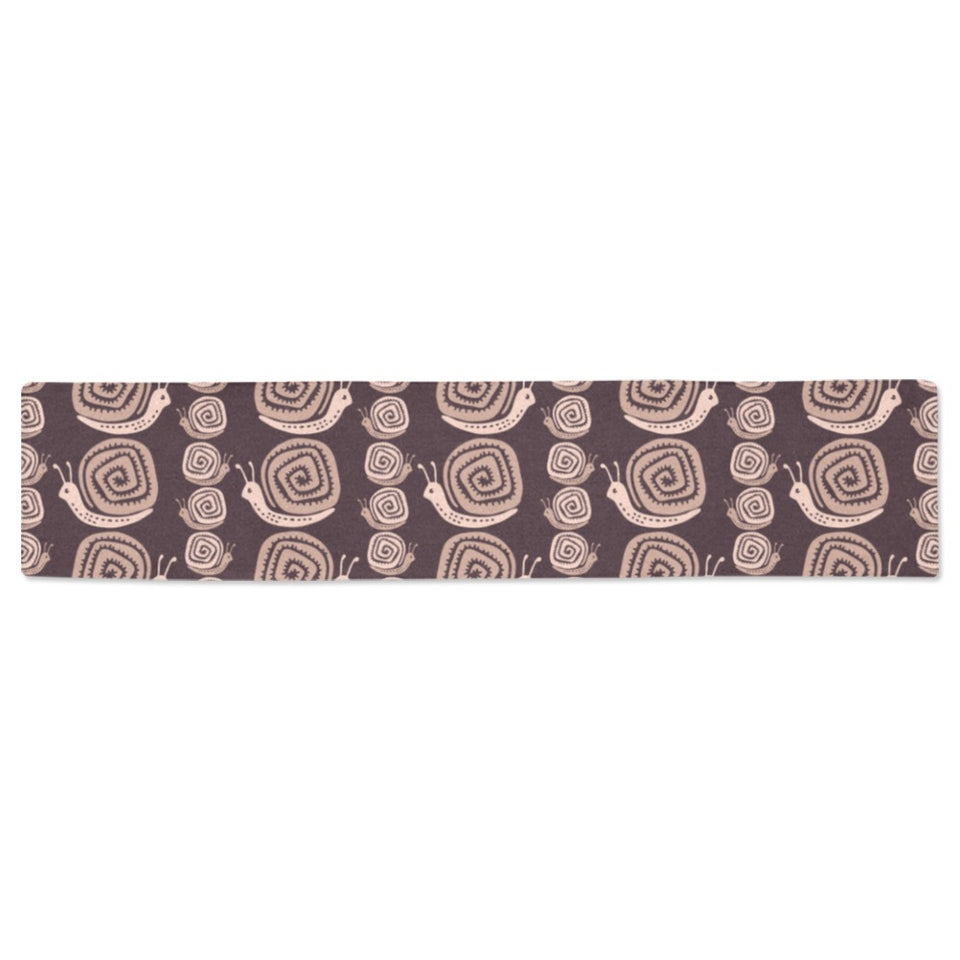 Snail Pattern Print Design 03 Table Runner