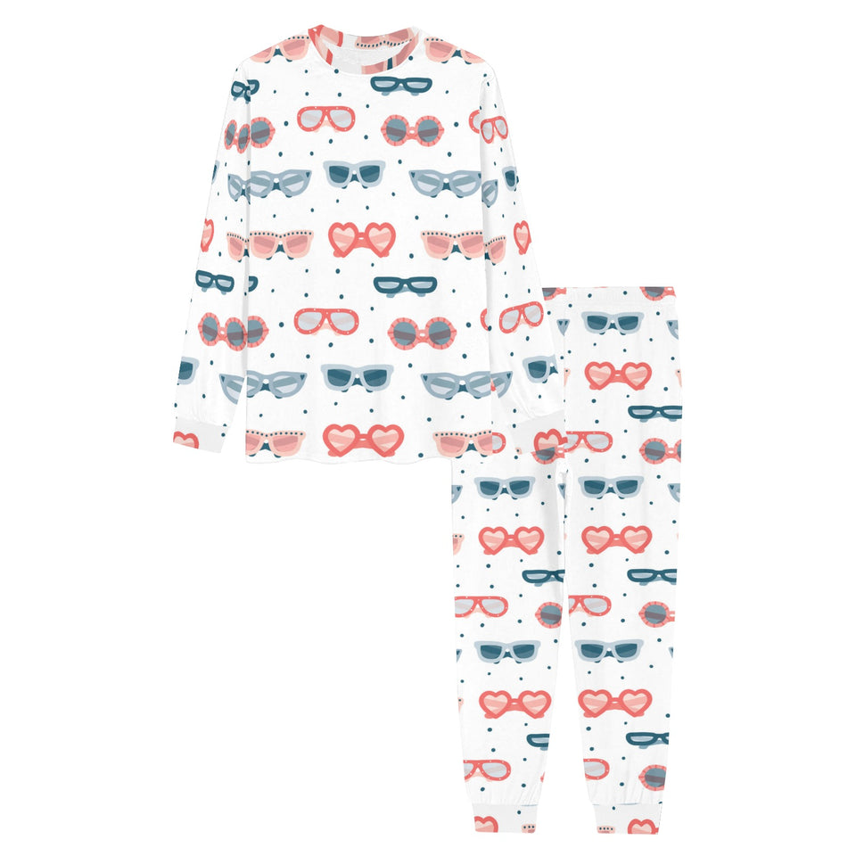 Sun Glasses Pattern Print Design 02 Men's All Over Print Pajama