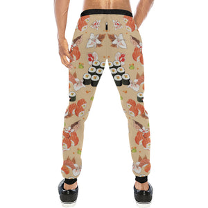 Sushi Pattern Unisex Casual Sweatpants