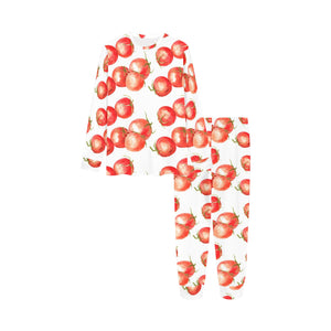 Tomato Water Color Pattern Kids' Boys' Girls' All Over Print Pajama Set