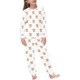 Yorkshire Terrier Pattern Print Design 03 Kids' Boys' Girls' All Over Print Pajama Set