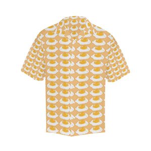 Fried Eggs Pattern Print Design 04 Men's All Over Print Hawaiian Shirt (Model T58)