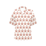 Pretzels Pattern Print Design 01 Women's All Over Print Hawaiian Shirt