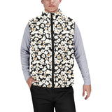 Popcorn Pattern Print Design 02 Men's Padded Vest