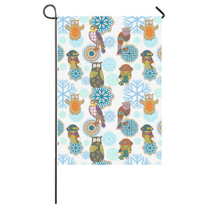 Owl Pattern House Flag Garden Flag