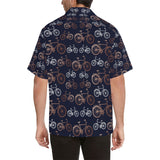 Bicycle Pattern Print Design 01 Men's All Over Print Hawaiian Shirt (Model T58)