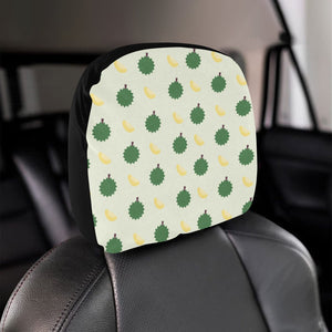 Durian Pattern Theme Car Headrest Cover