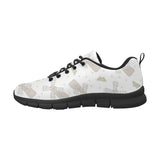 Windmill Pattern Background Men's Sneakers Black