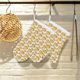 Pancake Pattern Print Design 05 Heat Resistant Oven Mitts