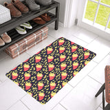 Potato Chips Pattern Print Design 05 Doormat