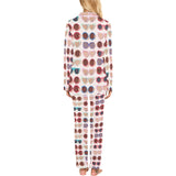 Sun Glasses Pattern Print Design 04 Women's Long Pajama Set