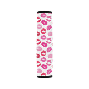 Lips Pattern Print Design 05 Car Seat Belt Cover