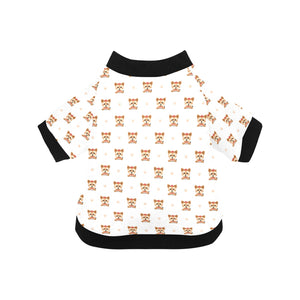 Yorkshire Terrier Pattern Print Design 03 All Over Print Pet Dog Round Neck Fuzzy Shirt