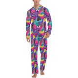 Snail Pattern Print Design 02 Men's Long Pajama Set