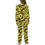 Sunflower Theme Pattern Kids' Boys' Girls' All Over Print Pajama Set