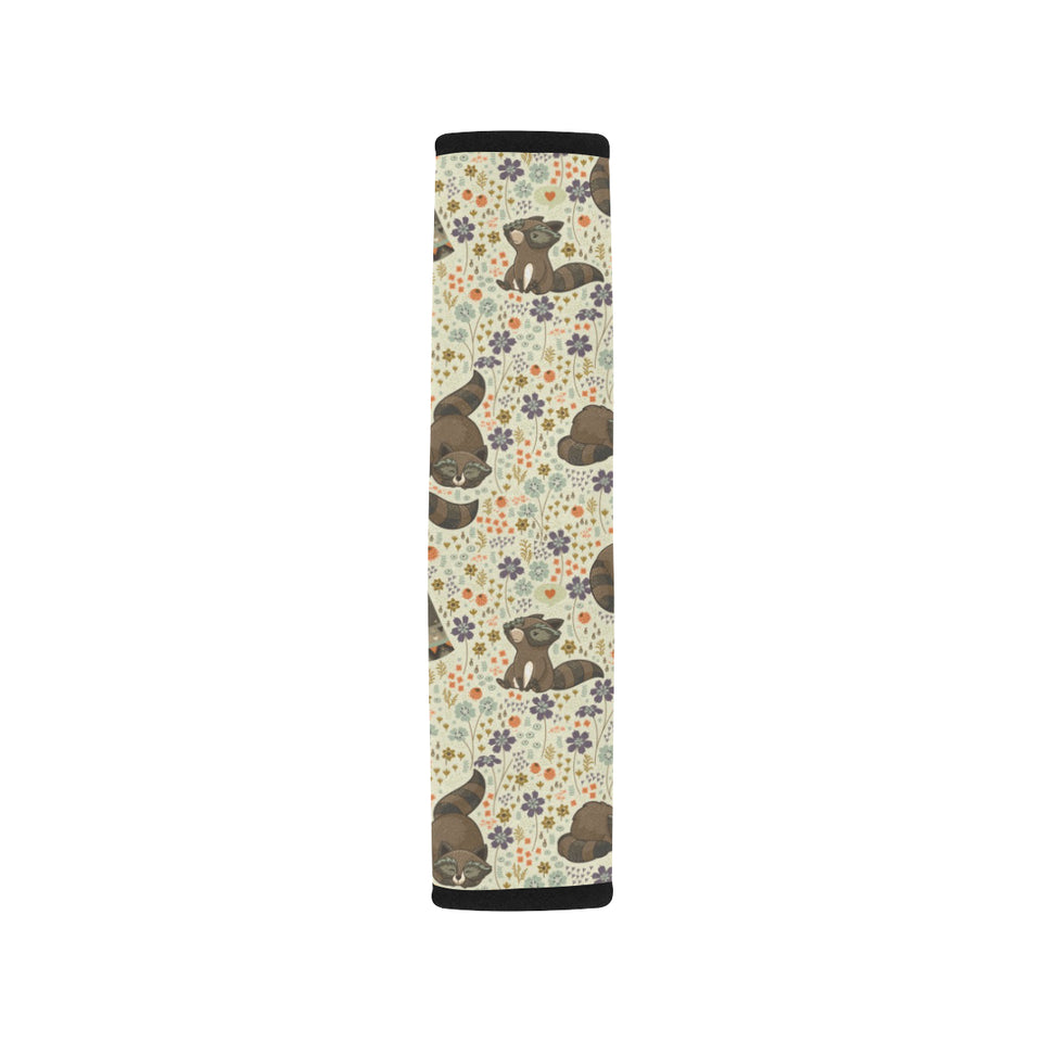 Raccoon Pattern Car Seat Belt Cover