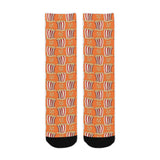 Popcorn Pattern Print Design 05 Crew Socks