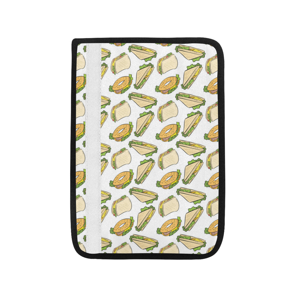 Sandwich Pattern Print Design 05 Car Seat Belt Cover