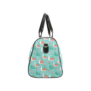 Snail Pattern Print Design 01 Travel Bag