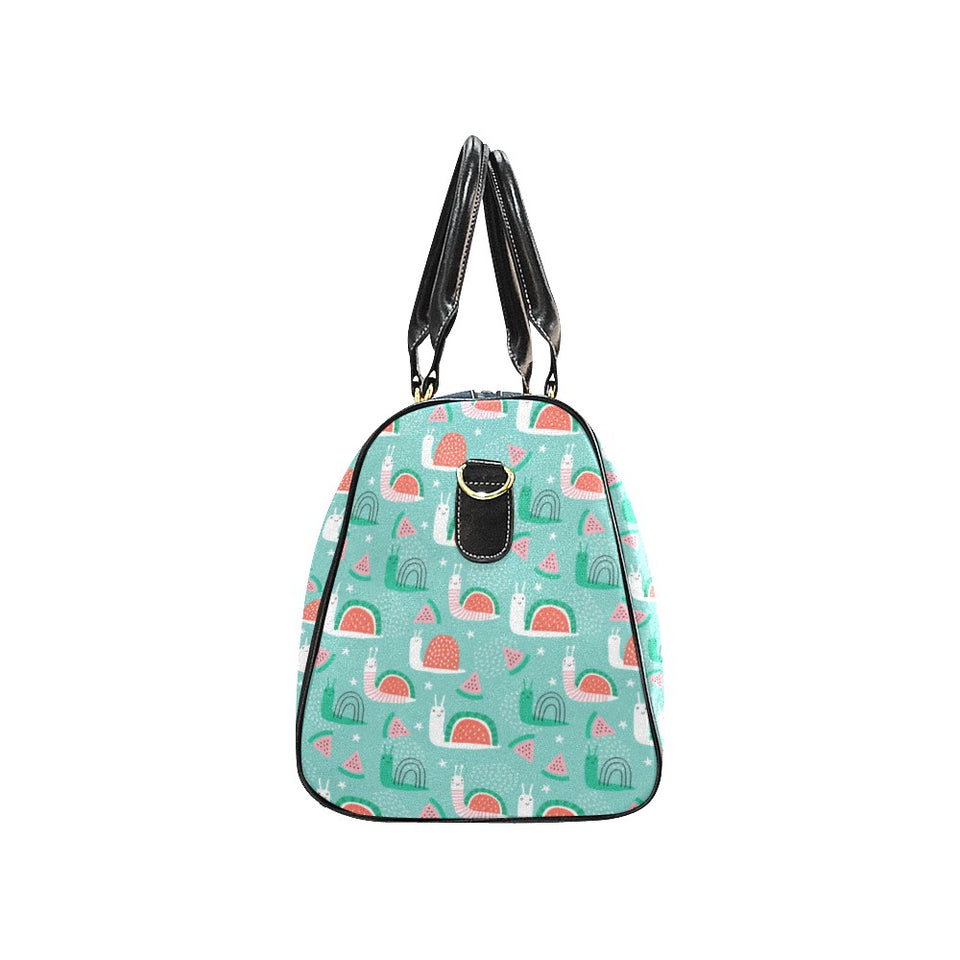 Snail Pattern Print Design 01 Travel Bag