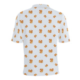 Pancake Pattern Print Design 03 Men's All Over Print Polo Shirt