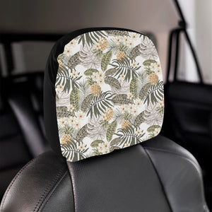 Pineapple Leave flower Pattern Car Headrest Cover