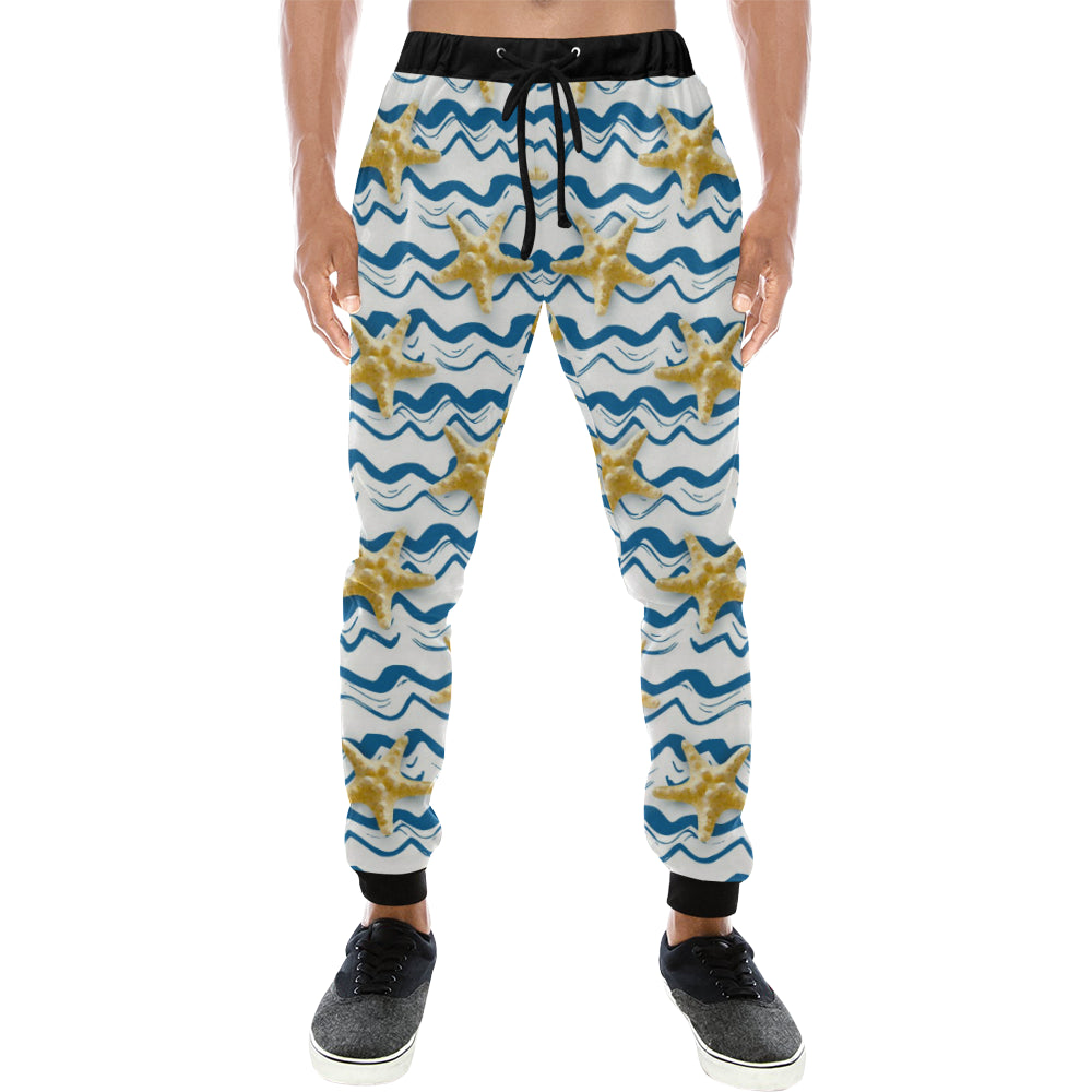 Starfish Pattern Unisex Casual Sweatpants