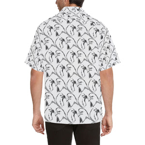 Eagle Pattern Print Design 01 Men's All Over Print Hawaiian Shirt (Model T58)