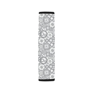 Gear Pattern Print Design 05 Car Seat Belt Cover