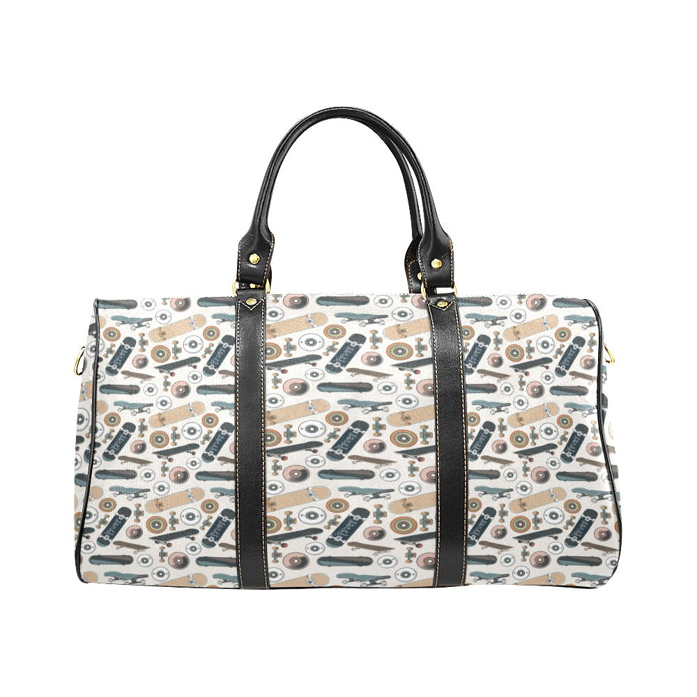 Skate Board Pattern Print Design 01 Travel Bag