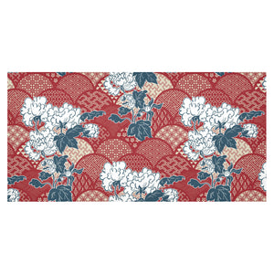 Red Theme Japanese Pattern Tablecloth