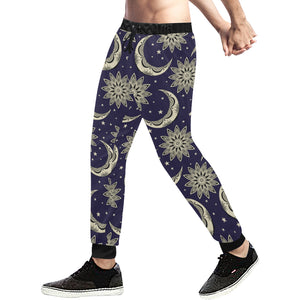 Moon Tribal Pattern Unisex Casual Sweatpants