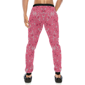 Sakura Pattern Background Unisex Casual Sweatpants