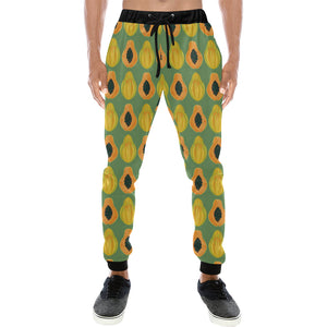 Papaya Pattern Background Unisex Casual Sweatpants