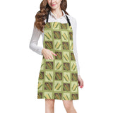 Corn Pattern Print Design 02 Adjustable Apron