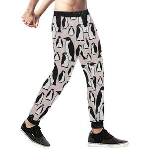 Penguin Pattern Background Unisex Casual Sweatpants