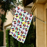 Panda Cute Heart Pattern House Flag Garden Flag