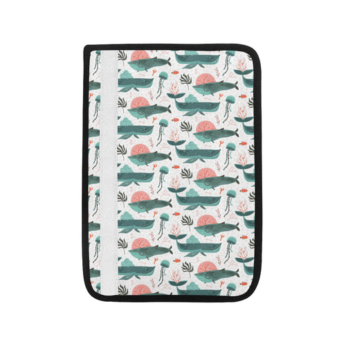 Whale Jelly Fish Pattern Car Seat Belt Cover