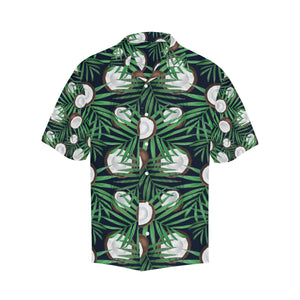 Coconut Pattern Print Design 01 Men's All Over Print Hawaiian Shirt (Model T58)