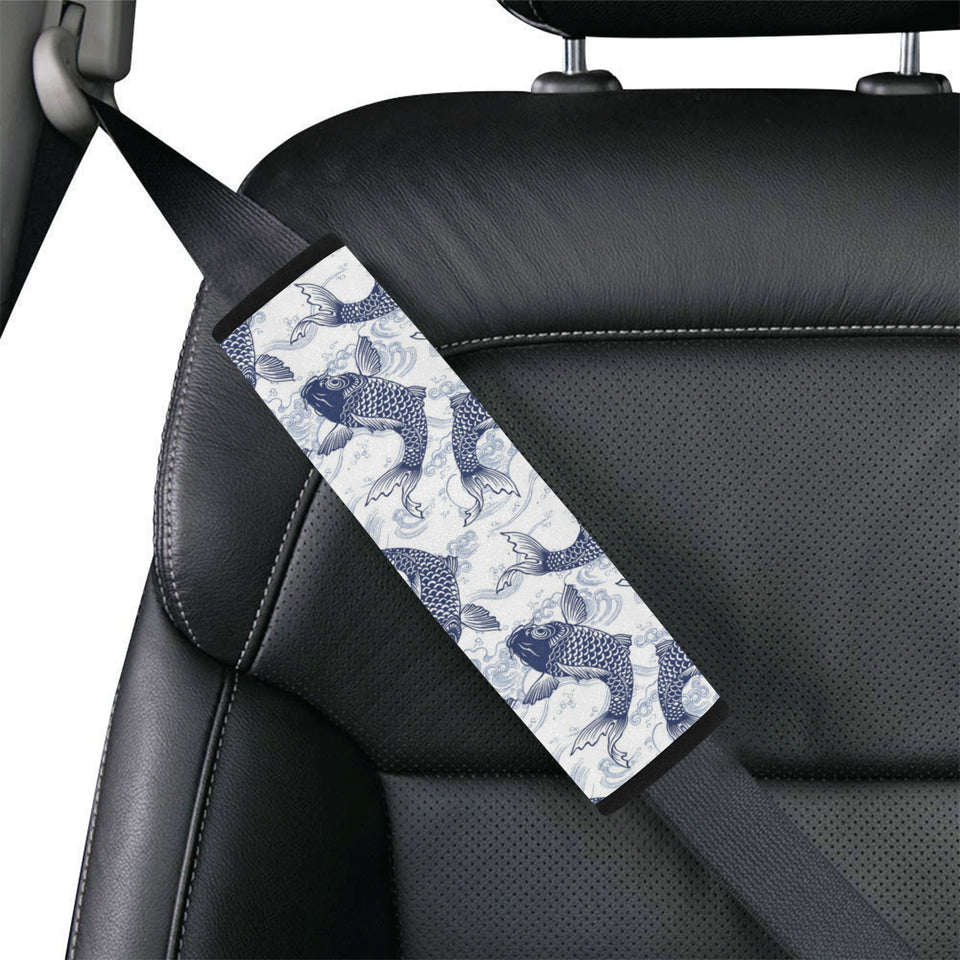 Koi Fish Carp Fish Pattern Car Seat Belt Cover