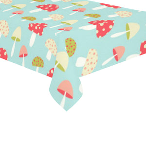 Mushroom Pattern Background Tablecloth